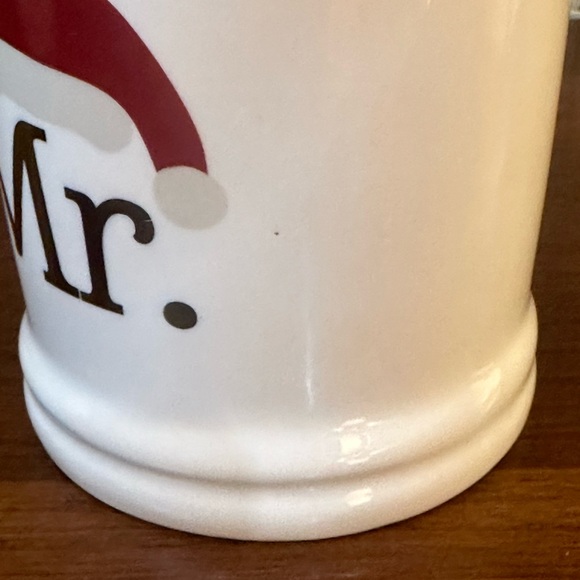 🎄Set of 2 Mr. & Mrs. Stoneware Santa Hat Christmas Mugs 16oz Coffee Cups - Picture 10 of 11